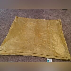 Mustard Yellow Bedsure Flannel Blanket- 50x60